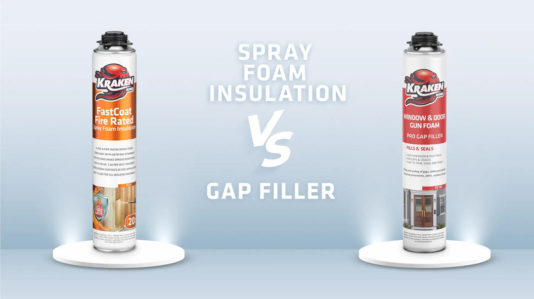 Spray Insulation Foam vs Gap Filler