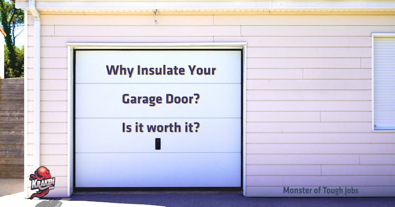 spray foam garage door