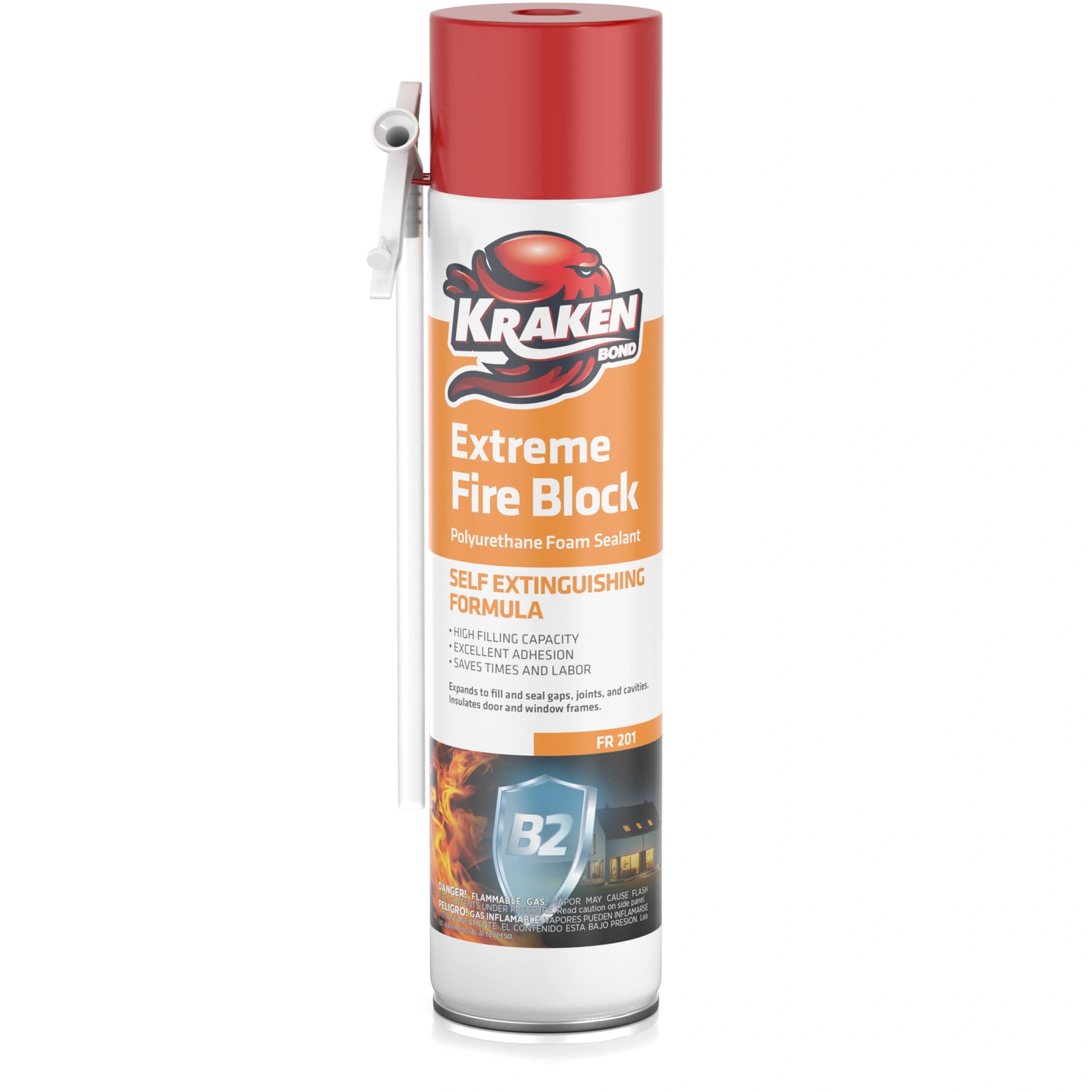 Extreme Fire Block Polyurethane Foam Sealant | Krakenbond – Kraken