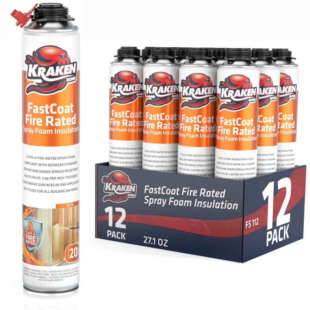 FastCoat Insulation Spray Foam, Closed Cell Expanding Foam | Class A Fire Rated