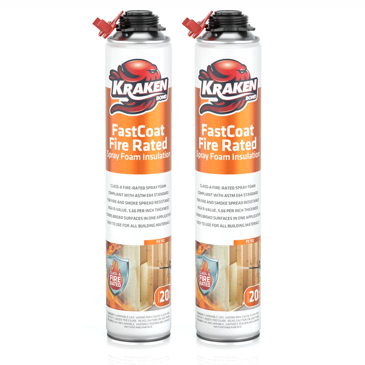 FastCoat Insulation Spray Foam, Closed Cell Expanding Foam | Class A Fire Rated