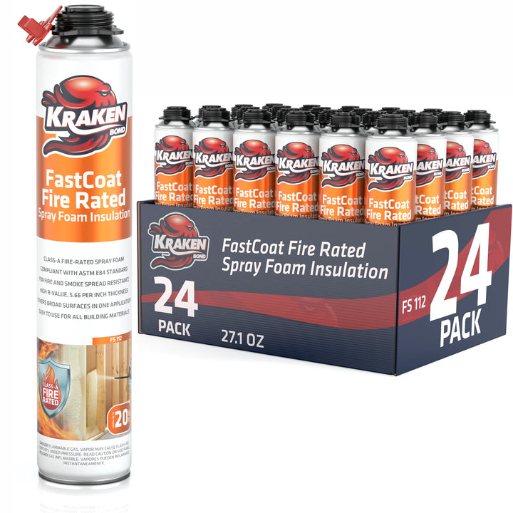 FastCoat Insulation Spray Foam, Closed Cell Expanding Foam | Class A Fire Rated