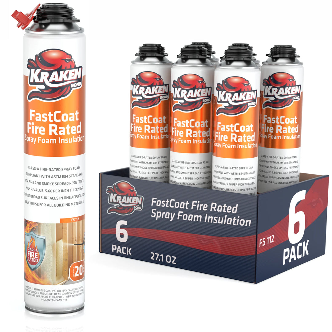 FastCoat Insulation Spray Foam, Closed Cell Expanding Foam | Class A Fire Rated
