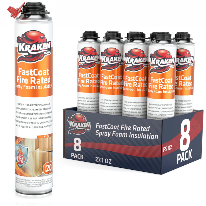 FastCoat Insulation Spray Foam, Closed Cell Expanding Foam | Class A Fire Rated