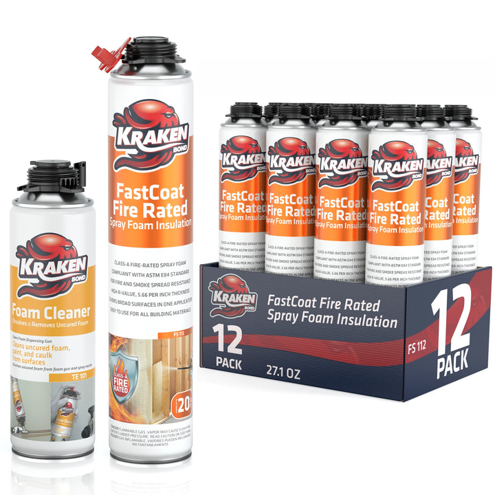 FastCoat Insulation Spray Foam, Closed Cell Expanding Foam | Class A Fire Rated