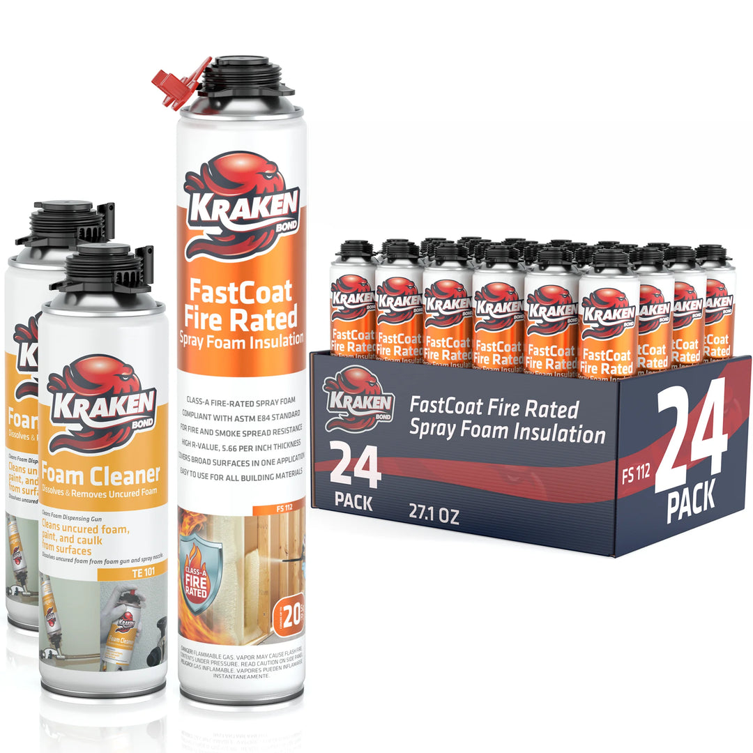 FastCoat Insulation Spray Foam, Closed Cell Expanding Foam | Class A Fire Rated