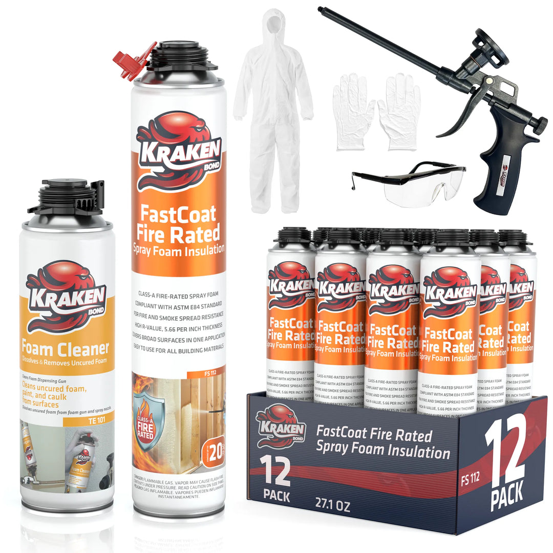 FastCoat Insulation Spray Foam, Closed Cell Expanding Foam | Class A Fire Rated