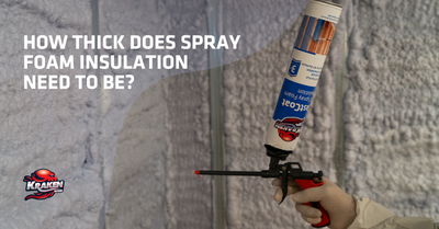 How Thick Does Spray Foam Insulation Need to Be?