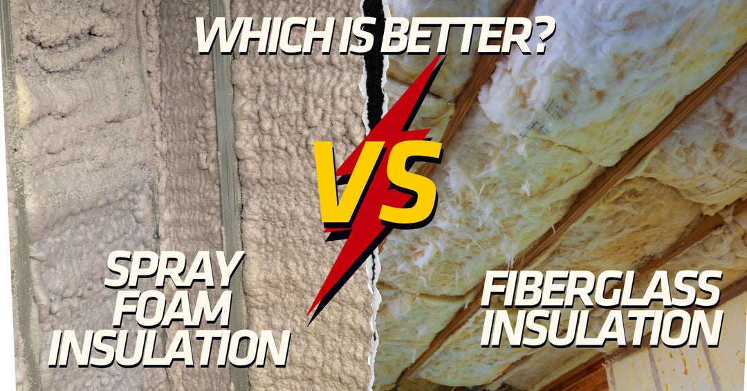 Spray Foam vs. Fiberglass Batt Insulation Blog Article Banner