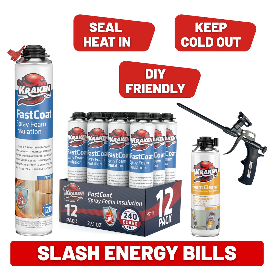 FastCoat Insulation Spray Foam Kit | Class A Fire Rated