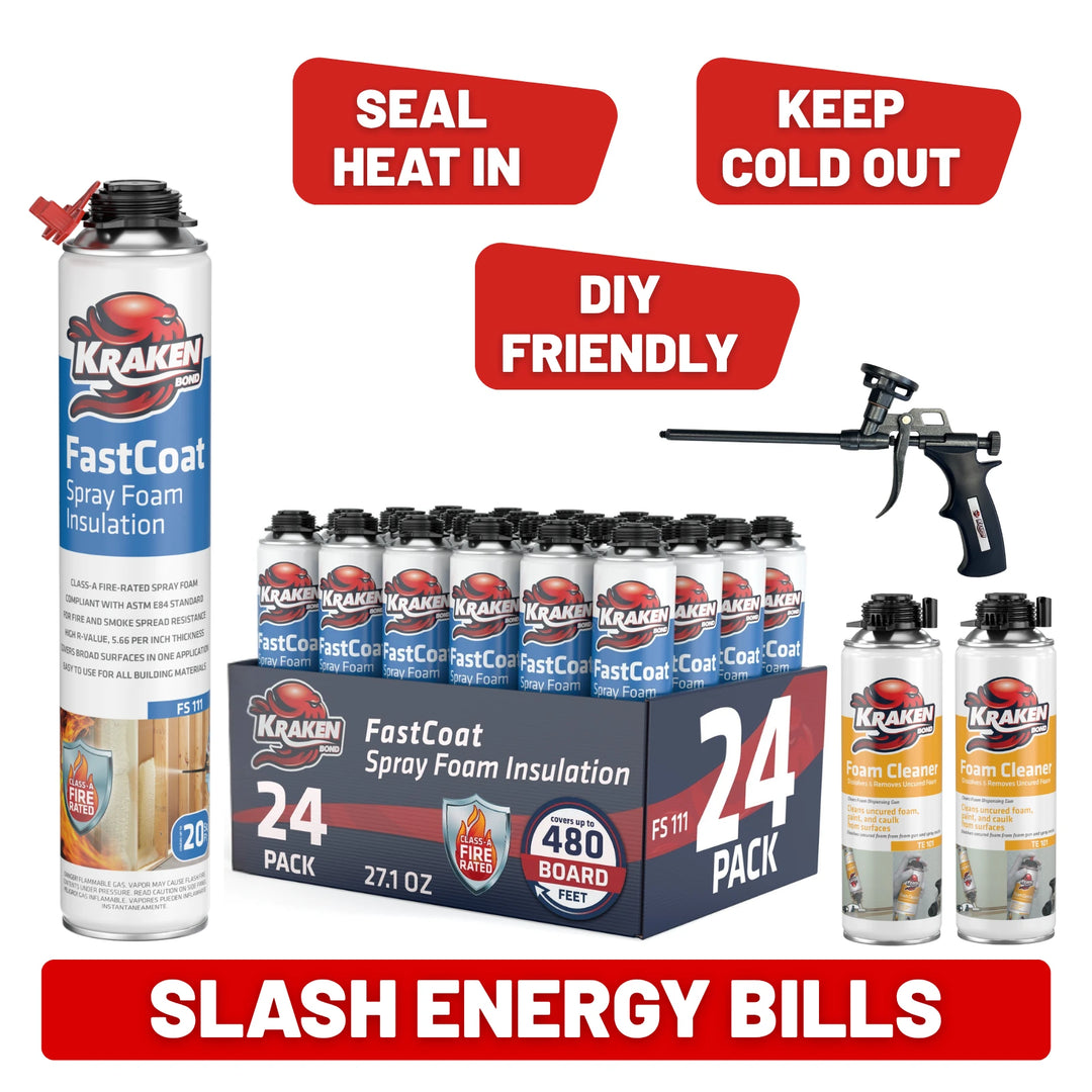 FastCoat Insulation Spray Foam Kit | Class A Fire Rated