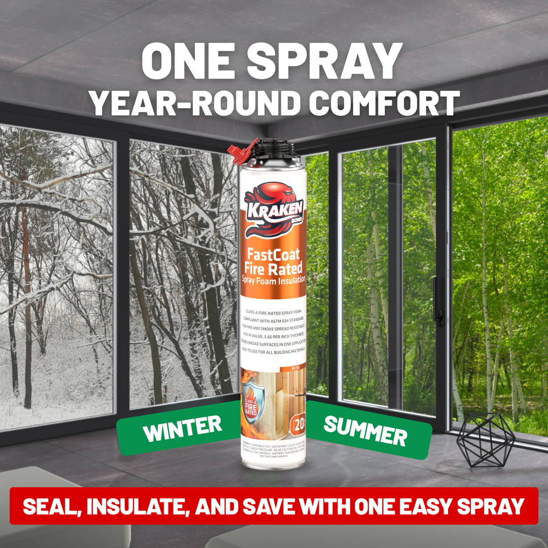 FastCoat Insulation Spray Foam Kit | Class A Fire Rated