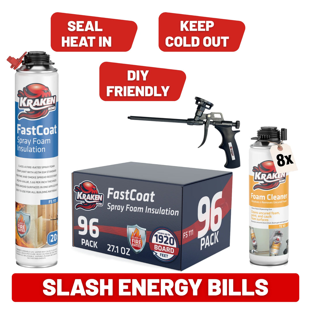 FastCoat Insulation Spray Foam Kit | Class A Fire Rated