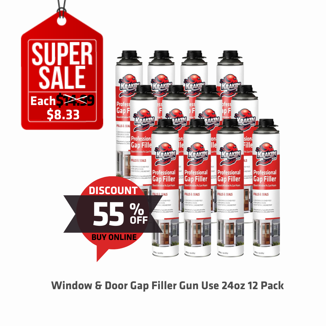 Special Offers on Gaps & Cracks Fillers and Caulk Sealants!