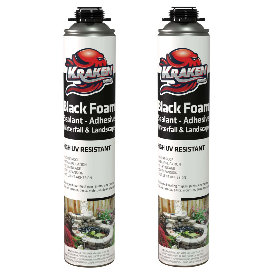 Black Foam Waterfall & Landscape Adhesive Sealant