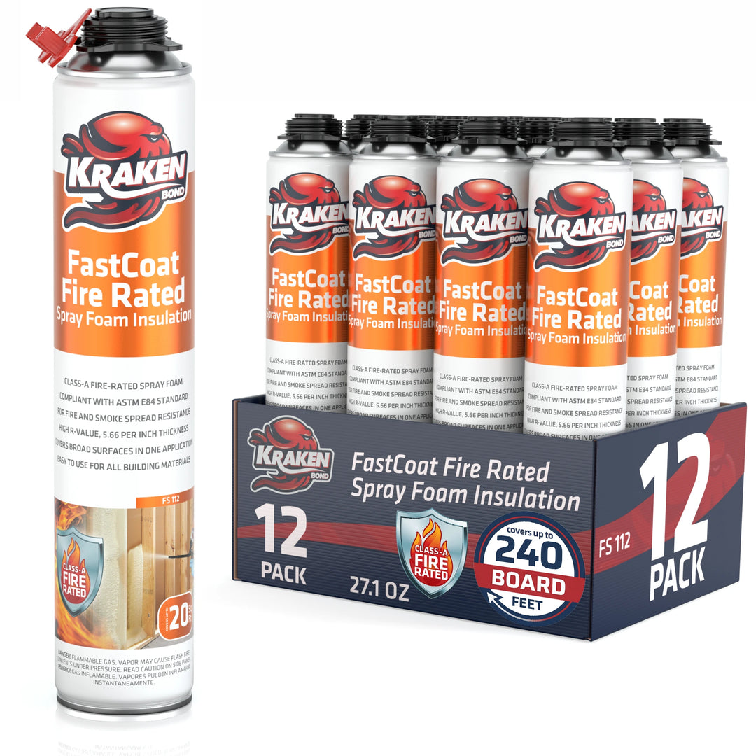 FastCoat Insulation Spray Foam, Closed Cell Expanding Foam | Class A Fire Rated