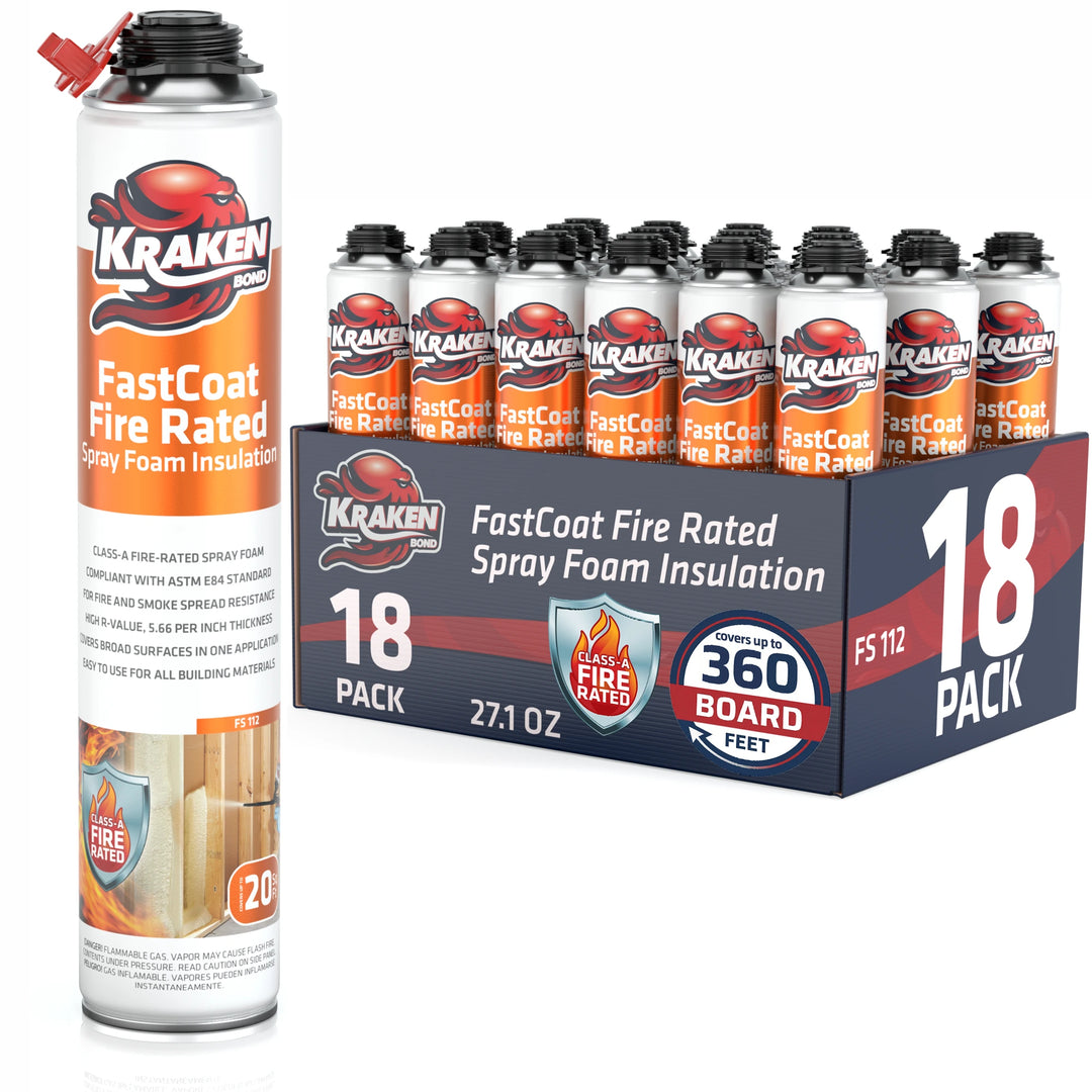 FastCoat Insulation Spray Foam, Closed Cell Expanding Foam | Class A Fire Rated