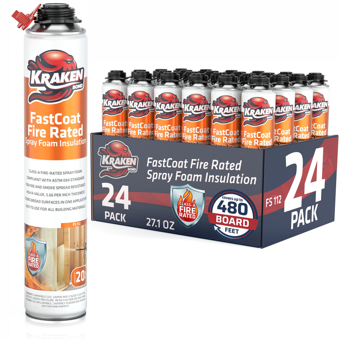 FastCoat Insulation Spray Foam, Closed Cell Expanding Foam | Class A Fire Rated