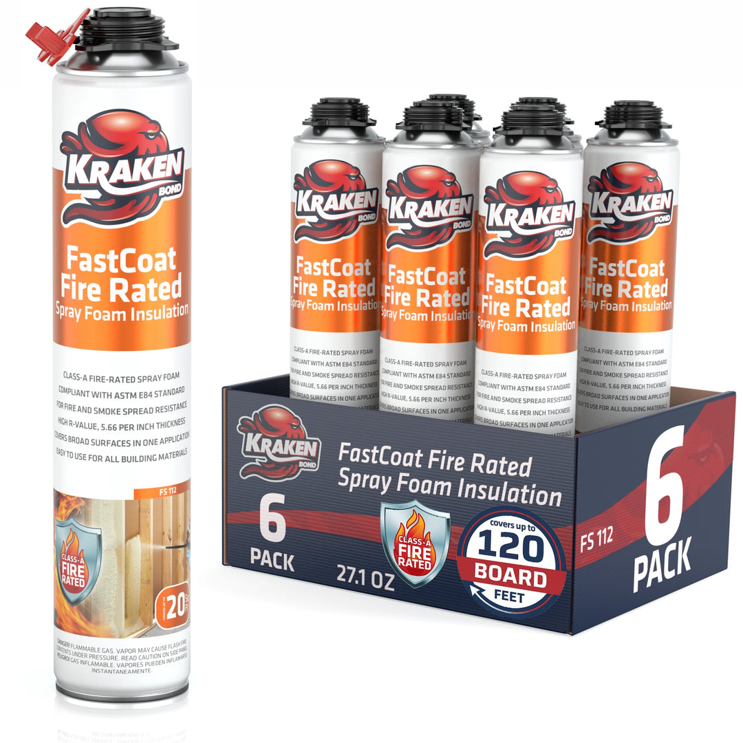 FastCoat Insulation Spray Foam, Closed Cell Expanding Foam | Class A Fire Rated