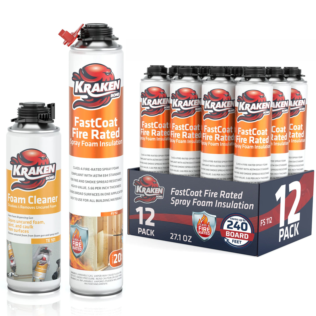 FastCoat Insulation Spray Foam, Closed Cell Expanding Foam | Class A Fire Rated