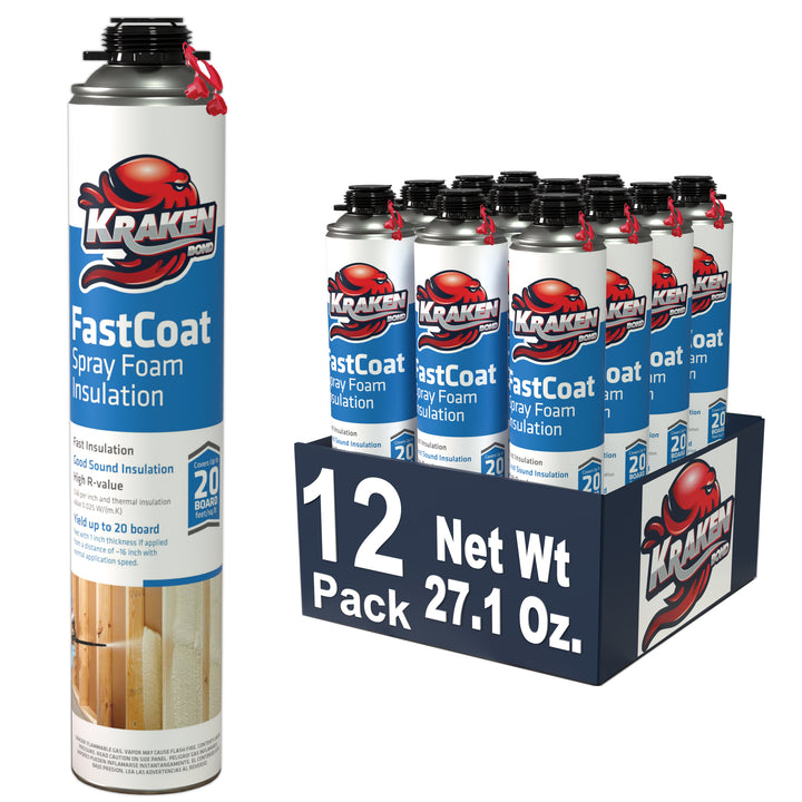 Fastcoat Insulation Spray Foam, Closed Cell Expanding Foam