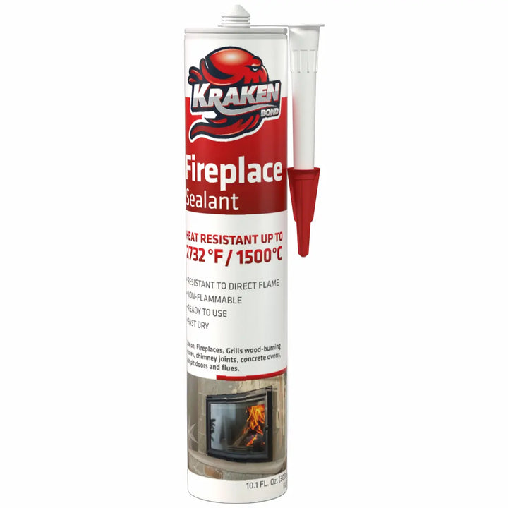 Kraken Bond High Temperature Black Fireplace Sealant