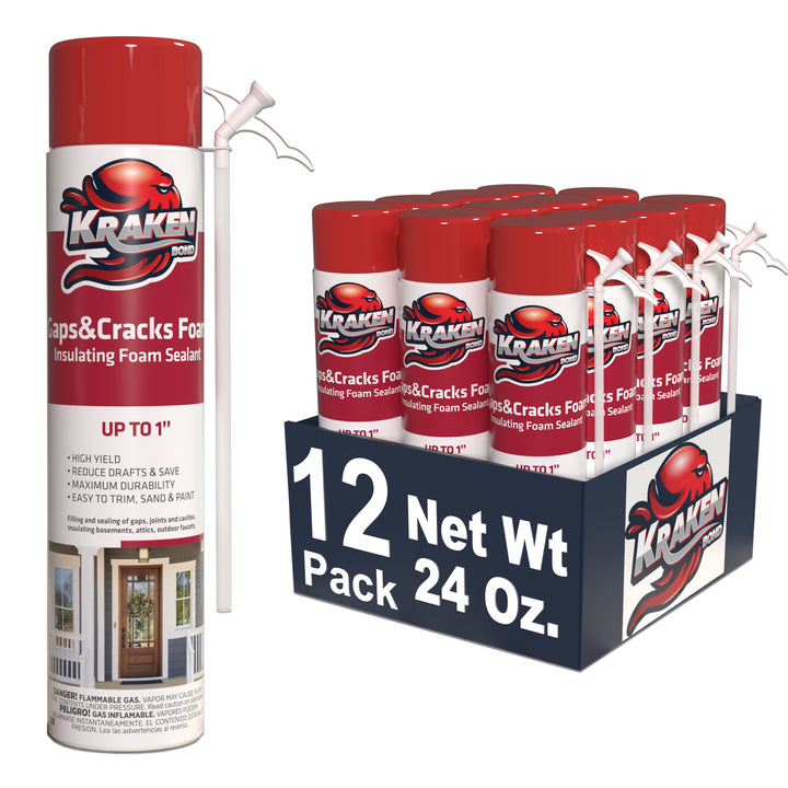 Gaps & Cracks Filler Foam, Insulating Foam Sealant, Straw Use