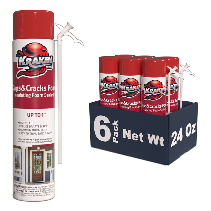 Gaps & Cracks Filler Foam, Insulating Foam Sealant, Straw Use