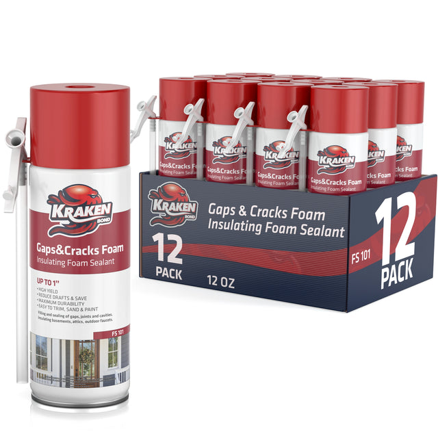 Gaps & Cracks Filler Foam - 12 oz