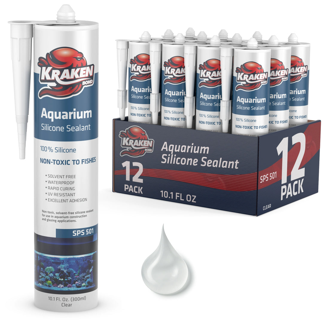 Aquarium 100% Silicone Sealant (10.1 FL. Oz) | Krakenbond