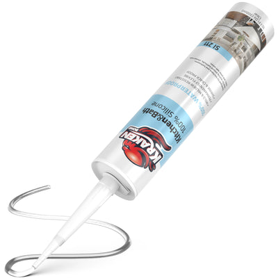 Kitchen & Bathroom Silicone, Clear – 1 Pack