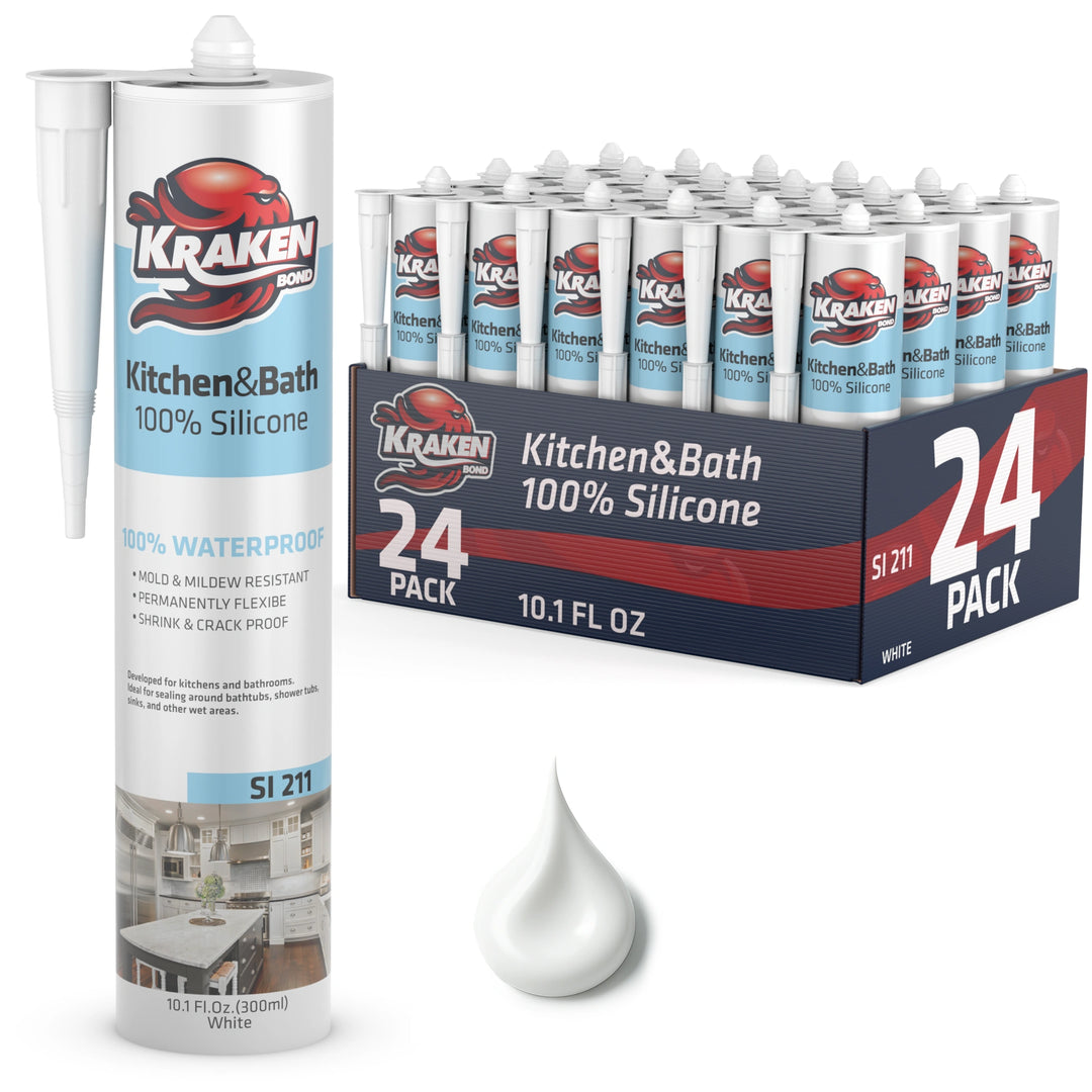 Kitchen & Bathroom Silicone 10.1 Fl Oz