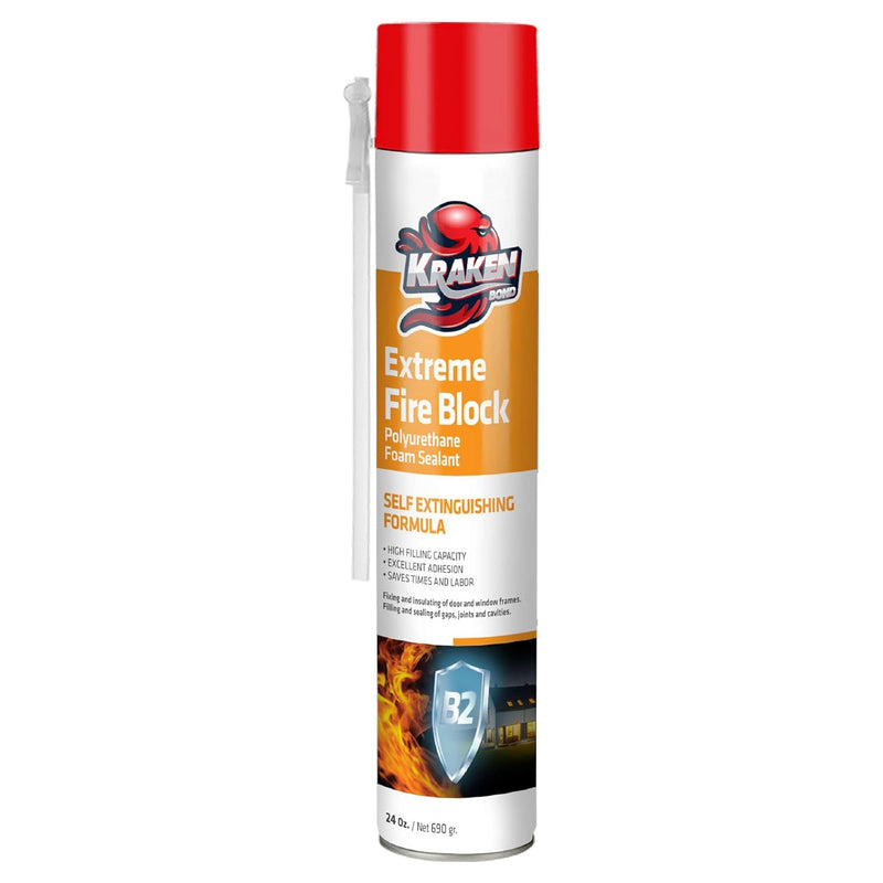 Krakenbond PRO Window & Door Gap Filler 24oz , Insulating Foam Sealant