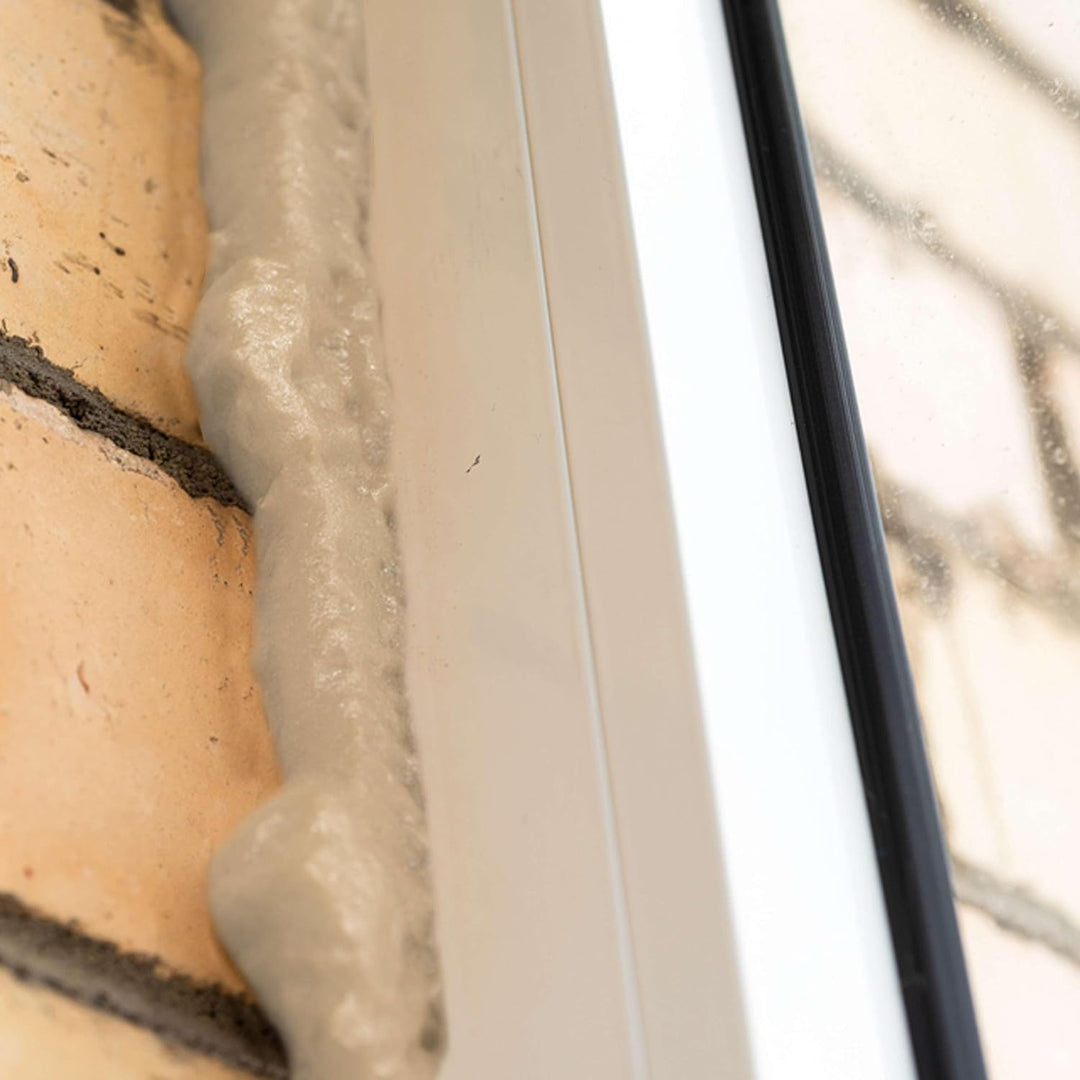 Krakenbond Window & Door Gap Filler, Insulating Foam Sealant, Straw Use