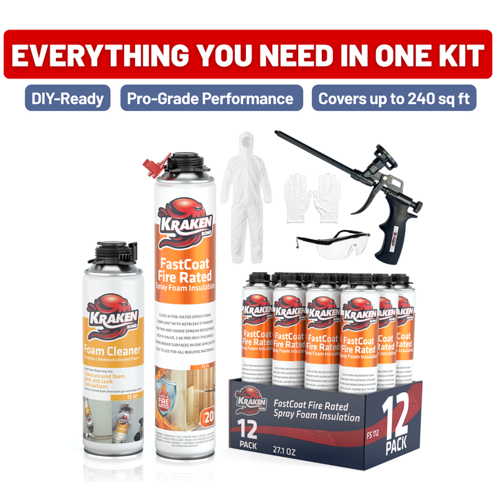 FastCoat Insulation Spray Foam Kit | Class A Fire Rated