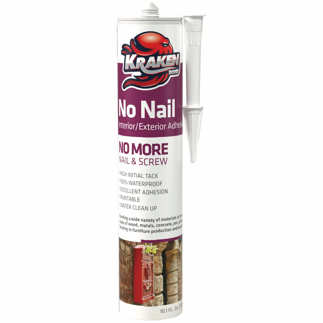 No Nail Interior / Exterior Construction Adhesive - 10.1 Oz