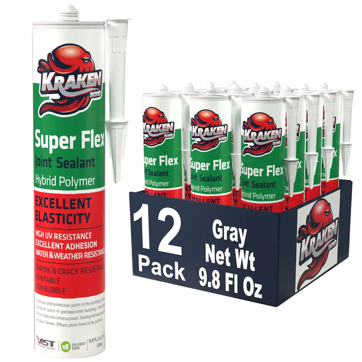 Super Flex Sealant 290 ml. (Gw 480) 9.8 Fl Oz Grey