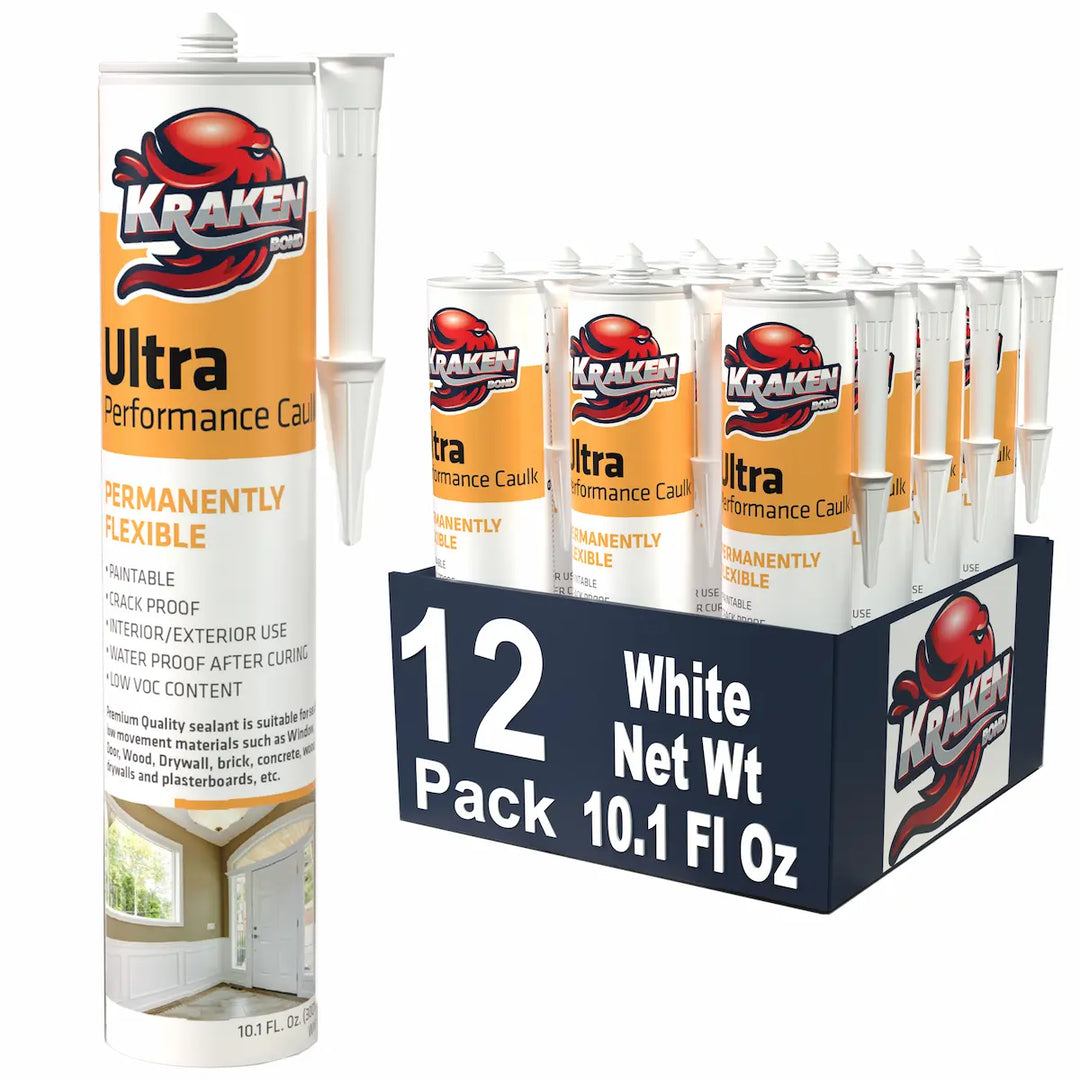 Ultra Performance Caulk Sealant (10.1 FL Oz.) White