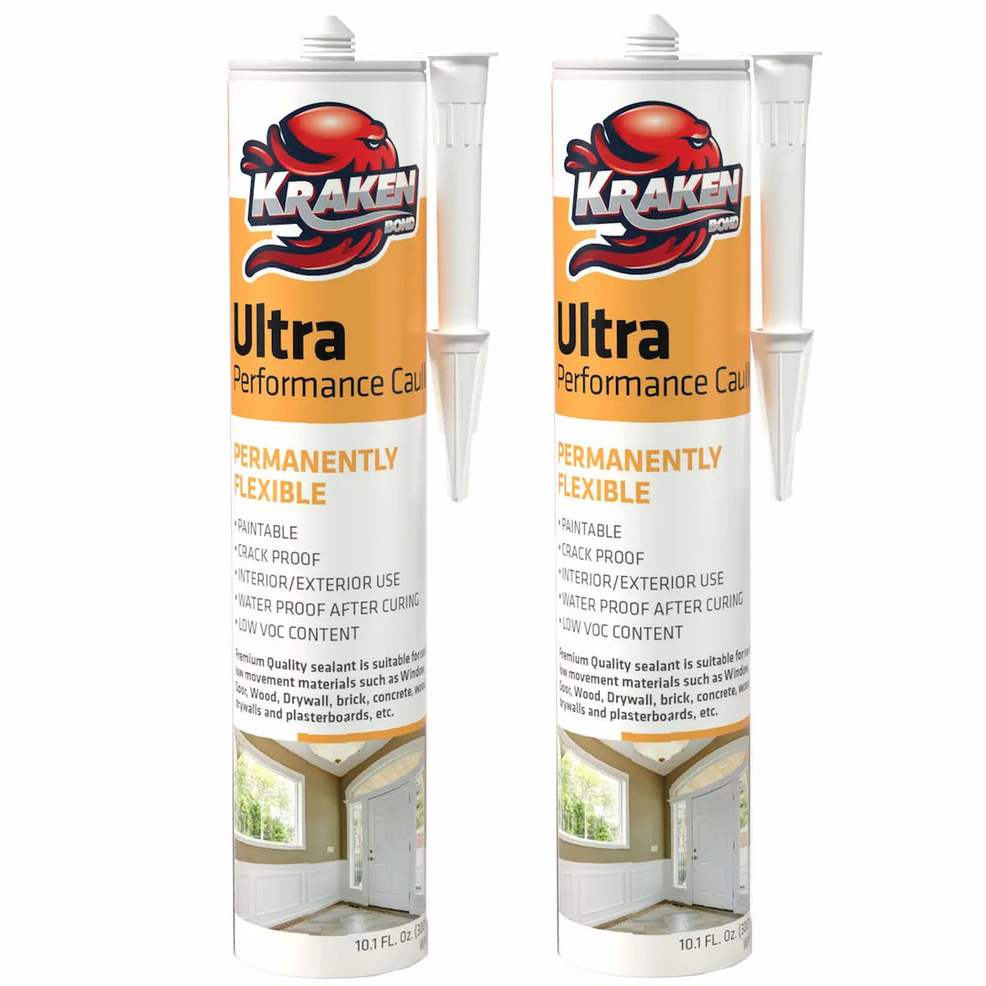 Ultra Performance Caulk Sealant (10.1 FL Oz.) White