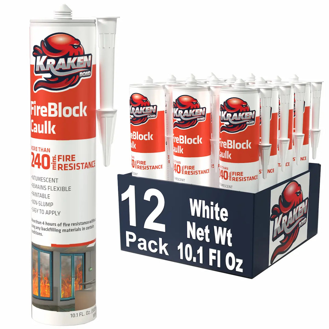 Fire Block Caulk - White (10.1 Fl Oz)