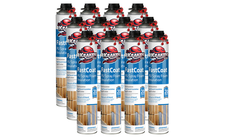 Fastcoat Insulation Spray Foam, Closed Cell Expanding Foam