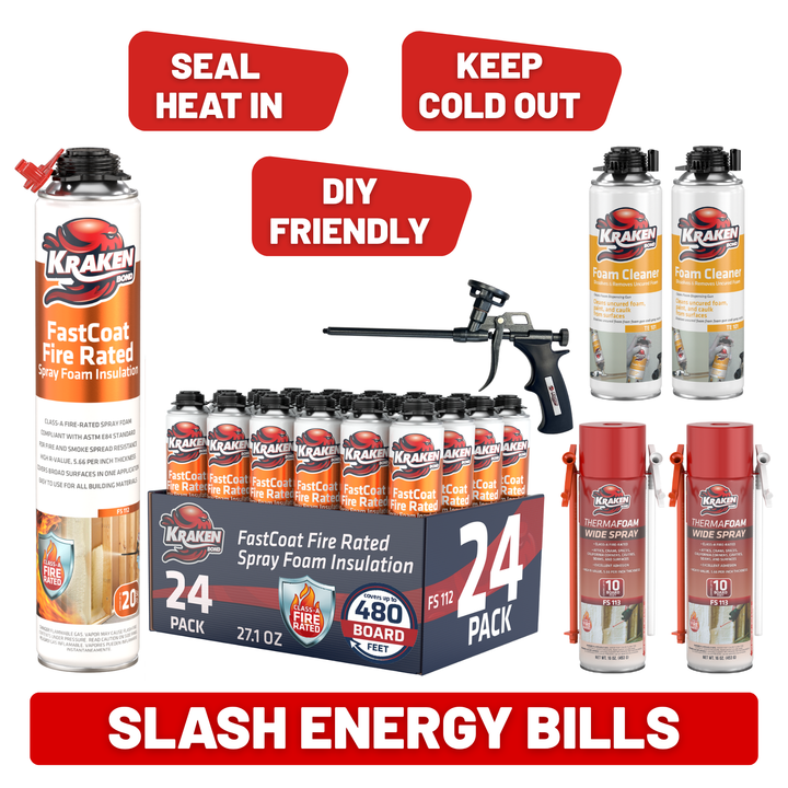 FastCoat Insulation Spray Foam Kit | Class A Fire Rated