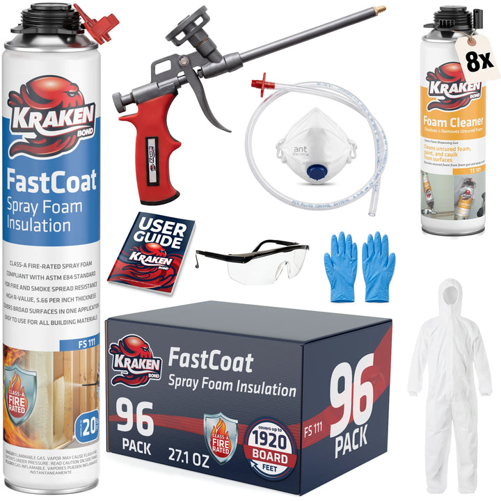 FastCoat Insulation Spray Foam Kit | Class A Fire Rated