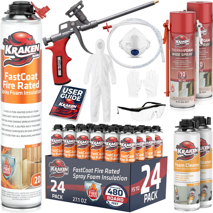 FastCoat Insulation Spray Foam Kit | Class A Fire Rated