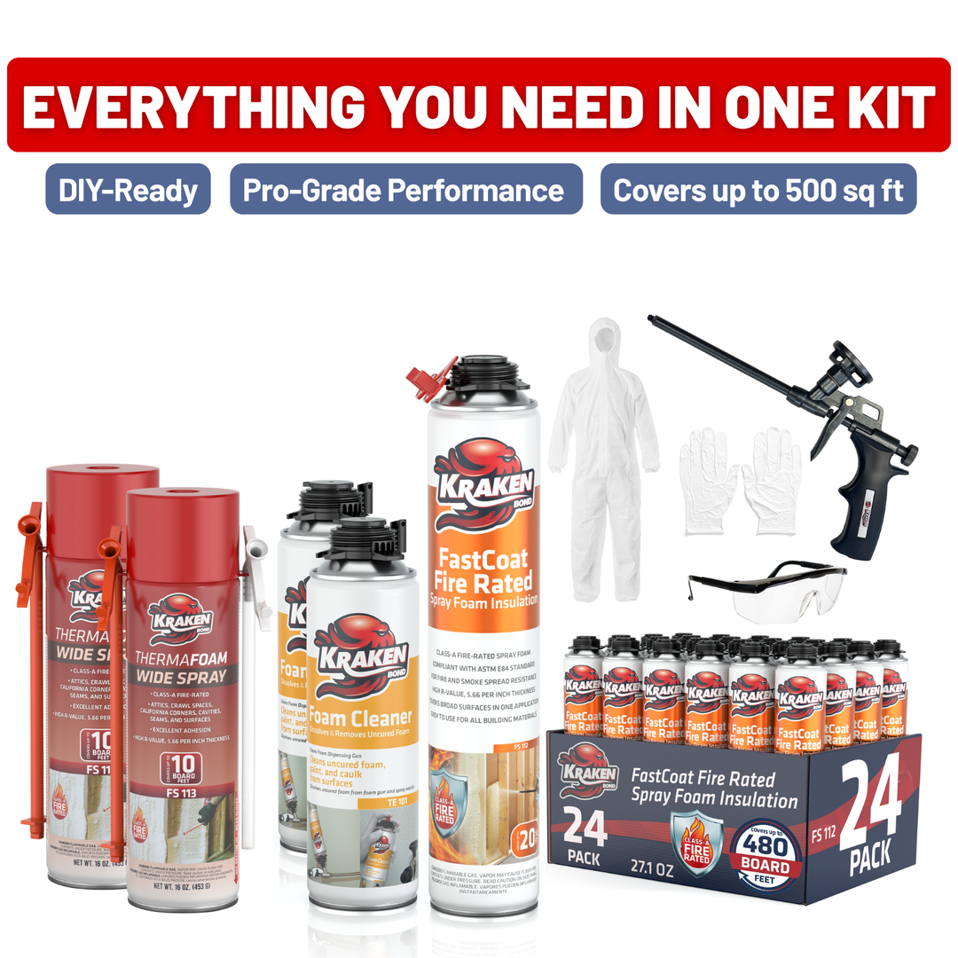 FastCoat Insulation Spray Foam Kit | Class A Fire Rated