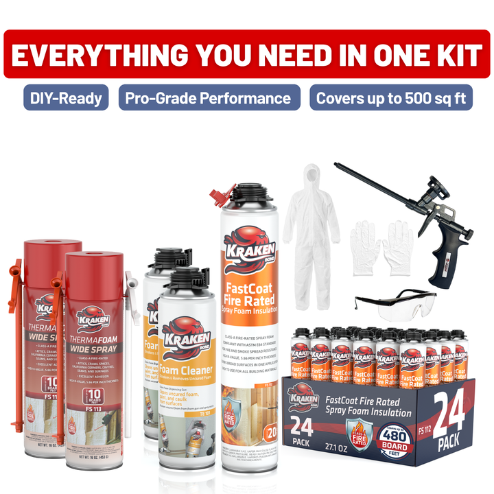 FastCoat Insulation Spray Foam Kit | Class A Fire Rated