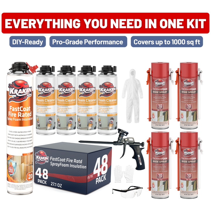 FastCoat Insulation Spray Foam Kit | Class A Fire Rated