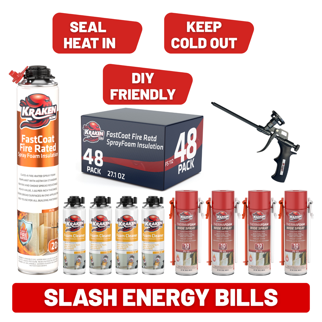 FastCoat Insulation Spray Foam Kit | Class A Fire Rated