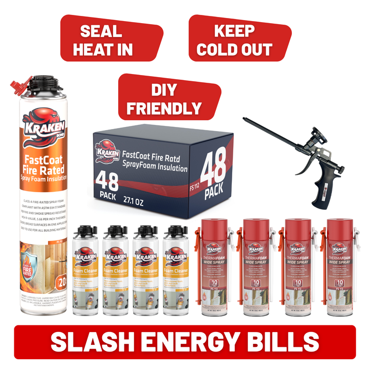 FastCoat Insulation Spray Foam Kit | Class A Fire Rated