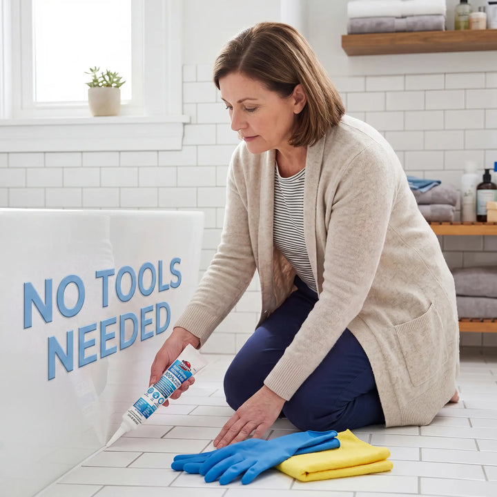 Hyper Silicone Sealant Kitchen &amp; Bath, 2.8 fl oz Squeeze Tube